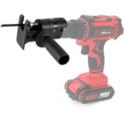 Portable Woodworking Cutting Tool, Electric Drill Modified Electric Saw with High Efficiency for Wood, Metal, Plastic Cutting, Ergonomic Design for Comfortable Grip
