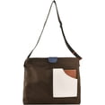 thumbnail image 1 of LinYooLi Fashion Splicing Shoulder Bag for Women Girls Chic Grid Canvas Hobo Tote Handbag Color Contrast, 1 of 6