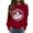Red, variant on Women's Sweatshirt Class Of 2026 Graduation Graphic Crew Neck Long Sleeve Pullover Raglan Top Streetwear Hoodie Alternative