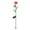 Red, variant on LSLJS Solar Lights For Outside,LED Outdoor Light Waterproof LED Outdoor Garden Solar Rose Simulation Light (single Head) Night Light For Garden Yard Pathway