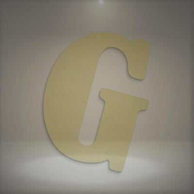 UNFINISHEDWOODCO 23-Inch Unfinished Wood Letter, Large, Letter G