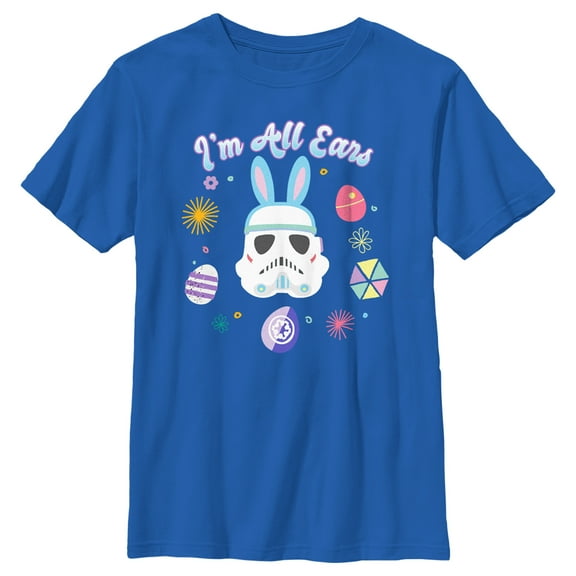 Boy's Star Wars: A New Hope I'm All Ears  Graphic Tee Royal Blue Medium
