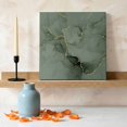 thumbnail image 3 of Ships Next Day Canvas Wall Art 8"x8", Sage Green Marble Wood Framed Canvas Print Painting, Modern Abstract Art Ink Painting Ready to Hang Small Picture Wall Decor for Home Bathroom Nursery Kitchen, 3 of 9