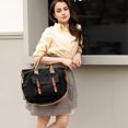 thumbnail image 5 of Bolso de mano con asa superior para mujer, bolso de hombro, bolso de mensajero, bolso cruzado, bolso de viaje para el trabajo, 5 of 5