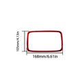 thumbnail image 3 of Red Carbon Fiber Rear Watercup Panel F for Ram e Cover Trim for Toyota for Camry 2007-2011, 3 of 4