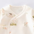 thumbnail image 4 of CAUYDY 0 3 6 9 Months 1T 2T Newborn Girl Coming Home Outfits Baby Sleepwear Preemie Long Sleeve Romper Infant Girls Pajamas Fall Winter Toddler Bodysuit Sizes 1-3 Months,Sky Blue, 4 of 4