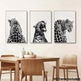 thumbnail image 4 of 3pcs,2D Frameless Canvas Prints,Home Decor Paintings,Set of 3 Unframed Black And White Animal Parkour Fashion Art Posters Glam Room Decor Leopard Punk Oil Painting Canvas Prints Minimalist Wall Imag, 4 of 4