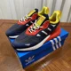 thumbnail image 4 of Adi-das 2K Boost 2.0 Navy Blue Red Yellow Men's Size 9 Running Shoe GY5797, 4 of 6