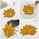 thumbnail image 2 of 20 hojas de servilletas de hoja de arce, hojas de papel de seda para fiestas, servilletas de cena con forma de hoja, servilletas portátiles, 2 of 6