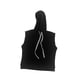 thumbnail image 4 of Sudadera con capucha sin mangas para hombre, accesorios casuales, ropa en miniatura para 6 pulgadas, escala 1/12 Negro, 4 of 9