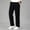 Black, variant on Mens Casual Pants Trendy Lightweight Pants with Pockets Breathable Straight Leg Pants for Everyday Work