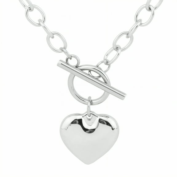 DESIGNICE Initial Necklaces for Women,Well-Crafted Surface Cute Necklaces,Form-Secure Heart Necklace,Style1 Plated