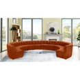 thumbnail image 2 of Meridian Furniture Sectionnel Modulaire 12 Pcs en Velours Cognac Limitless, 2 of 7