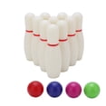 thumbnail image 1 of Bowling Game, 10 Pins 4 Balls Develop Spatial Awareness Cultivate Interest Bowling Set  For Various Parties For School Activities, 1 of 8