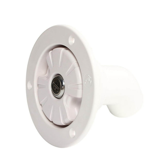 Remplisseur d'Entrée d'Eau 78mm Remplisseur Résistant pour Remorque Bateau Camping-Car Blanc