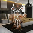 thumbnail image 2 of Kids Dream Catcher Heart Feather Bead Ornament Wall Hanging Decor, 2 of 6