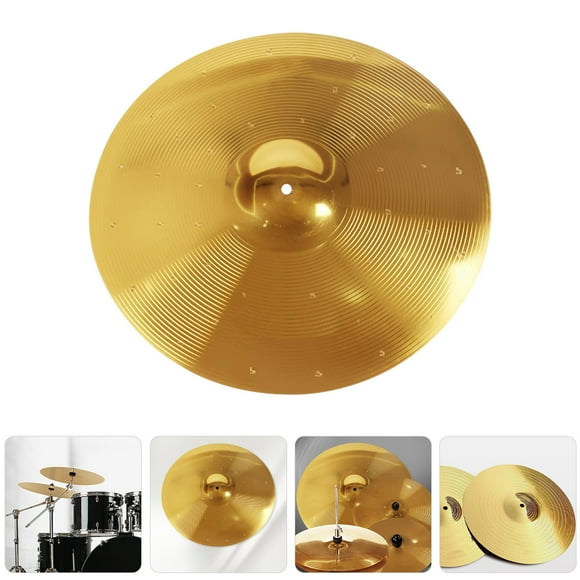FUTUREORYY Cymbal Dorado Para De Batería Con Estructura Segura Y Elegante Metálico