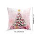 thumbnail image 2 of Cubiertas de Almohada de Navidad Cubierta de Cojín Decorativa Del Dormitorio Del Árbol de Navidad de 45x45cm, 2 of 6