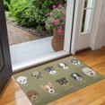 thumbnail image 2 of Dog Breeds Door Rugs,Washable Non Slip Door Mats Indoor,Decorative Door Mats,Entry Mat Indoor for Entrance,Bedroom,Kitchen,Bathroom,17"x30", 2 of 6