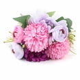 thumbnail image 2 of Ramo de flores de seda, ramo de flores de seda artificial, flor de seda artificial, flor artificial hecha con cuidado Jadeshay A, 2 of 8