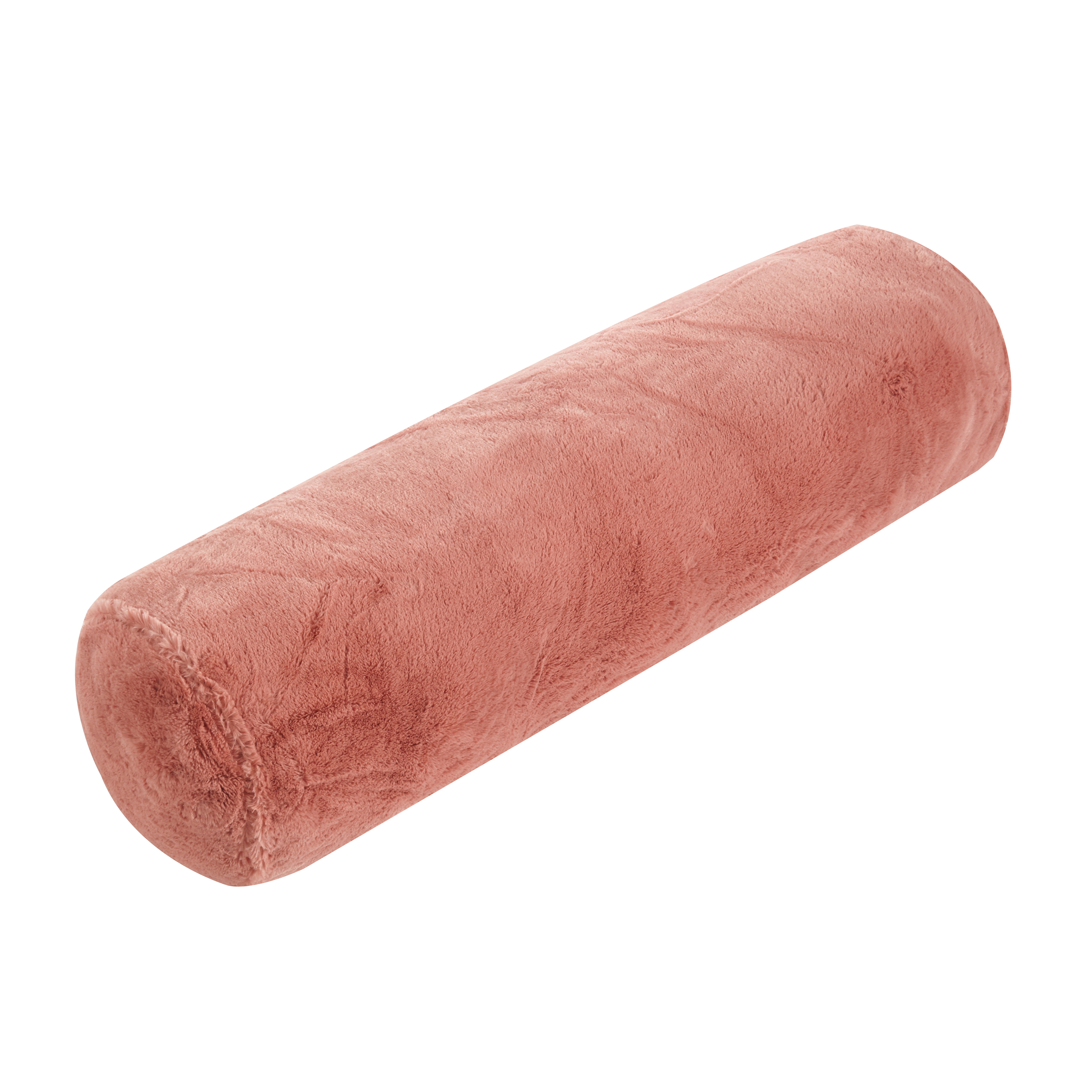 Dearfoams Plush Pink Bolster Lounge Pillow, 1 each, 10'' x 36''