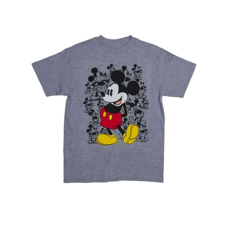 Disney Classic Mickey Short Sleeve Crew Neck Tee Shirt (Little Boys & Big Boys)