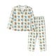 thumbnail image 1 of Fotbe Sea Turtle Conjunto de Pijama de Manga Larga para Mujer con Estampado, Ropa de Dormir de 2 Piezas, Conjunto de Casa Suave y Cómodo con Bolsillos-Medium, 1 of 7