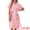 Pink, variant on Women's Bath Wrap Towel Dress Wearable Terry Bathrobe for Spa M Pink
