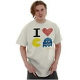 thumbnail image 5 of Pixelized Retro Game I Heart PACMAN Men's Graphic T Shirt Tees Brisco Brands 2X, 5 of 6