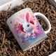 thumbnail image 5 of Tazas de Café de Cerámica Conejo de Pascua Taza de Café de Cerámica Taza de Agua de Té Nueva Taza de Café de Cerámica de Conejo de Pascua de 350Ml Tazas de Café Lindas, 5 of 6
