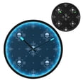 thumbnail image 2 of Indoor 12' Voice-Activated Luminous Decoration Wall Clock With LED Night Light Gothic-inspired Designs, 2 of 8