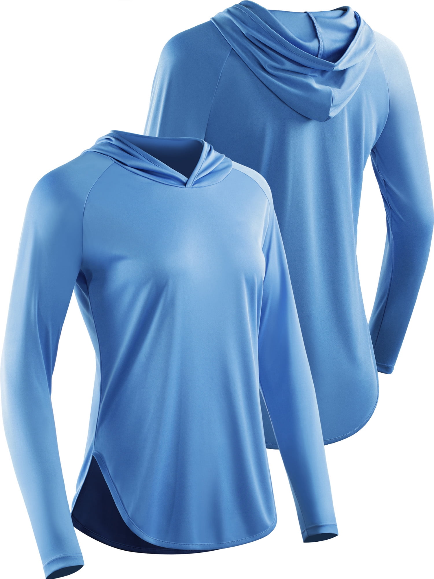 Cadmus Women's 3 Pack Workout Long Sleeve shirts UPF 50+ Sun Protection Dry Fit Running Shirts with Hoods