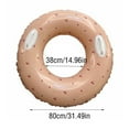 thumbnail image 3 of Langgg Children Inflatable Swimming Pool Buoyancy Rings Water Boating Rowing Practicing Aid Circle for Indoor Gym Seaside Party Cherry Size 100 with Handle, 3 of 6