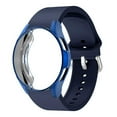 thumbnail image 1 of BXUXOHS No Gap Silicone Sport Bands and Case for Samsung Galaxy Watch 4 classic 46mm 42mm 44mm 40mm Protective Cover Bumper and Adjustable Elastic Wristbands Galaxy Watch 4 40mm 44mm Women Men, 1 of 13