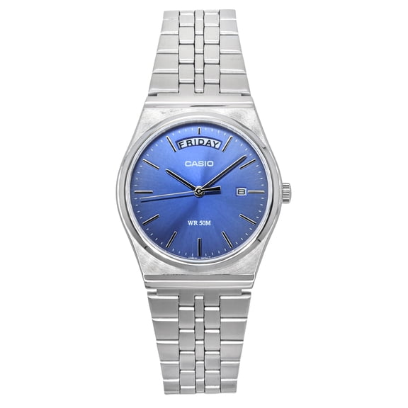 Casio Men’s Stainless Steel Analog Watch Light Blue Dial - MTP-B146D-2AVDF