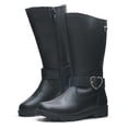 thumbnail image 2 of Bota Larga Dogi Para Niña Hebilla Corazón 100% Piel Casual negro 23, 2 of 6