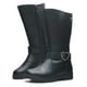 thumbnail image 2 of Bota Larga Dogi Para Niña Hebilla Corazón 100% Piel Casual negro 24, 2 of 6