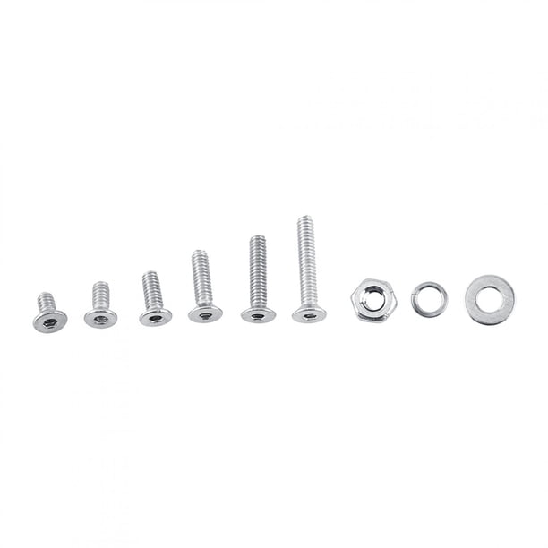 Tornillos De Cabeza Hueca Hexagonal Pernos Surtido De Tuercas Y Pernos Sujetador M2 304 Acero Inoxidable Hex Socket Screws Bolt With Hex Nuts Washers Surtido SetFlat Head Fugacal Ocean Broad Surfboard Fins