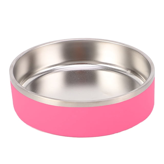 Acero inoxidable del cuenco del perro de 42 onzas ningún cuenco del agua del perro del animal doméstico del metal del resbalón del cuenco del agua de la comida de perro del derrame