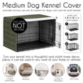 thumbnail image 4 of Sweet Jojo Designs Woodland Arrow Green and White Boy, Girl, Unisex/Gender Neutral Dog Crate Kennel Cover 36in., 4 of 6