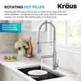 thumbnail image 3 of Kraus KPF-1605SFS Artec Pro 1.8 GPM Single Hole Pre-Rinse Pull Down Kitchen Faucet -, 3 of 7