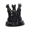 thumbnail image 2 of Escultura de estatua de gato Baoblaze soporte de bola de cristal resina 13 cm x 13 cm, 2 of 8