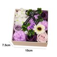 thumbnail image 2 of FloreceBien Juego de caja combinada de flores artificiales, flor de clavel, flores para arreglos decorativos, regalo del día de la madre/Navidad, 2 of 5