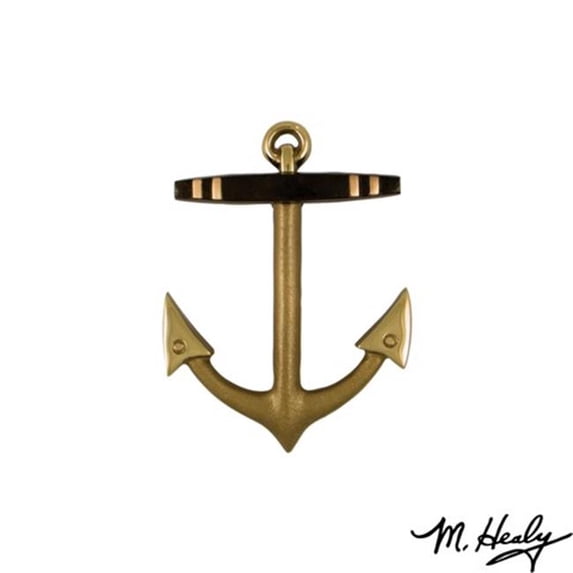 Michael Healy Designs MHS151 Anchor Standard Size Door Knocker, Brass