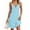 Light Blue, variant on Coorders No Boundaries Strappy Midi Dress,Sleeveless V-Neck Mesh Dress for Women’s and Women’s Plus, Black,Size,L