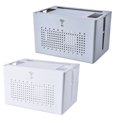 thumbnail image 2 of Boîte de Rangement de Bureau Routeur Décodeur Prise Réseau Câble Fil Rangement, 2 of 11