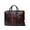 Antique Red, variant on Unisex Adjustable Length Leather Laptop Briefcase with Adjustable Shoulder Strap, Blue with Brown Stripes