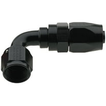 Fragola Performance Systems 229006-Bl Hose Fitting #6 90 Degree Pro-Flow Black