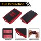 thumbnail image 4 of Funda de llave de coche de silicona TPU roja única para Renault Grand Scenic Megane Clio Espace Kadjar Captur Arkana Austral Zoe - Funda de control remoto de 4 botones, 4 of 6