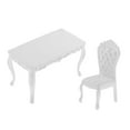 thumbnail image 5 of Dollhouse Furniture Miniature Chair 1/6 Scale Furniture Doll Chair White Dollhouse Accessories for 12 Inch Action Figure Miniature Furniture for Dollhouse Decoration, 5 of 8